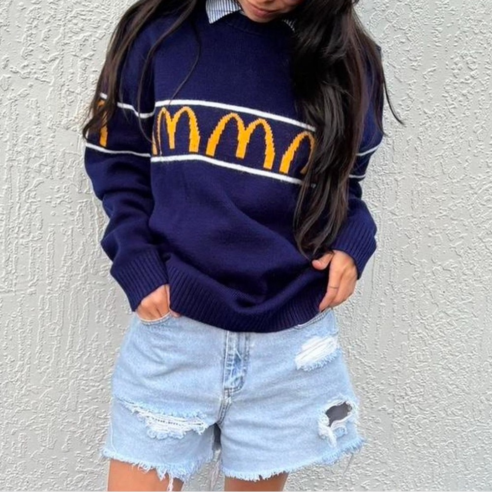 McDonald Golden Arches Vintage Rare 80’s sweater